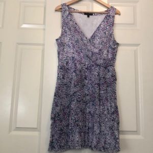 Banana republic floral tier dress